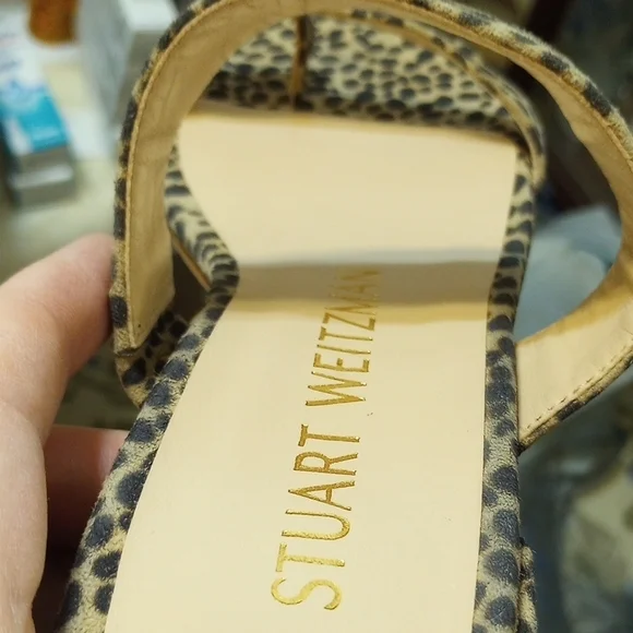 Stuart Weitzman Brown and Black Sandals - Picture 9 of 17